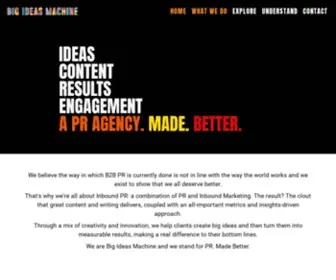 Bigideasmachine.com(Big Ideas) Screenshot