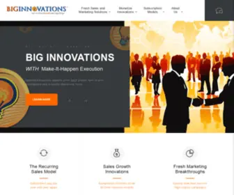 Biginnovations.com(Subscription Model Consultants) Screenshot