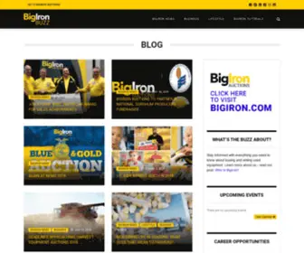 Bigironbuzz.com(BigIron Buzz) Screenshot