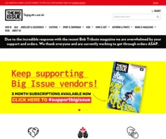 Bigissueshop.com(The Big Issue Shop) Screenshot