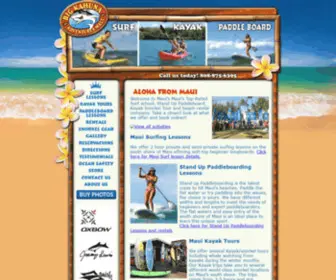 Bigkahunaadventures.com(Maui Surf Lessons with Big Kahuna in Kihei) Screenshot