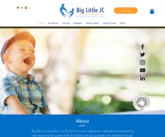 Biglittlejc.org(Severe Disabilities) Screenshot