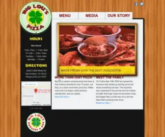 Biglouspizza-Satx.com(Big Lou's Pizza San Antonio) Screenshot
