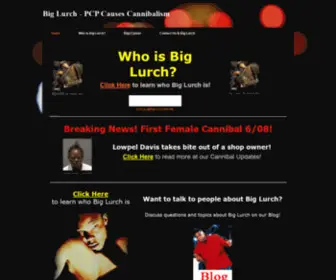 Biglurch.com(Learn who the rapper Big Lurch) Screenshot