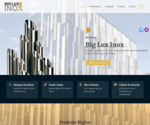 Bigluxinox.com(Big Lux inox) Screenshot