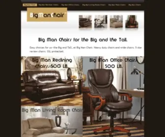 Bigmanchair.com(Big Man Chairs) Screenshot