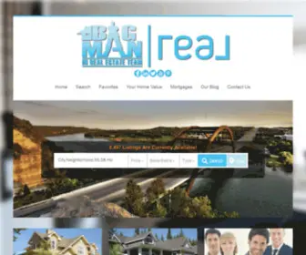 Bigmaninrealestate.com(Call the Big Man in Austin) Screenshot