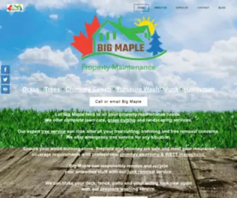 Bigmaple.ca(Big Maple Property Maintenance) Screenshot