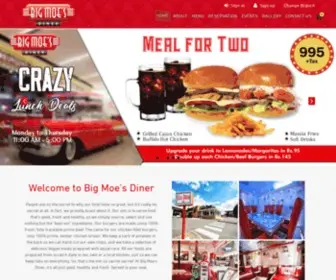 Bigmoesdiner.pk(Home Big Moe's Diner DHA) Screenshot