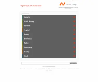 Bigmoneyrush-Invest.com(Bigmoneyrush Invest) Screenshot