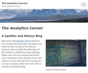 Bigmountainanalytics.com(The Analytics Corner) Screenshot