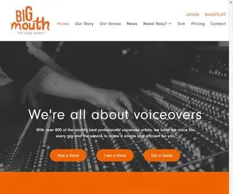 Bigmouthvoices.com(New Zealand Voice Talent Agency) Screenshot