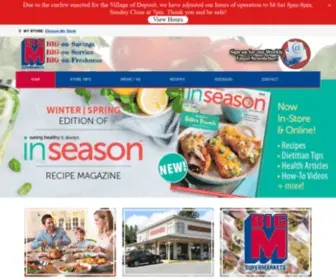Bigmsupermarkets.com(Big M Supermarkets) Screenshot