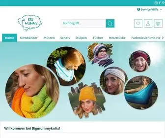 Bigmummyknits.de(Bunte Handmade Accessoires) Screenshot