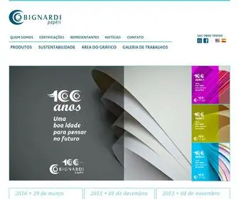 Bignardipapeis.com.br(Papéis) Screenshot