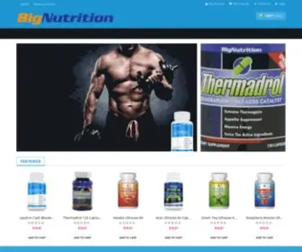 Bignutrition.com(The Leader in Extreme Strength Supplements) Screenshot