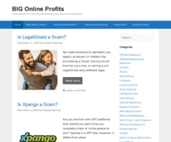 Bigonlineprofits4You.com(BIG Online Profits) Screenshot