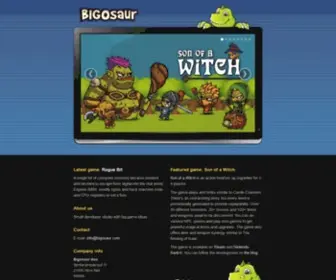 Bigosaur.com(Creating mobile and PC games for all ages and styles) Screenshot