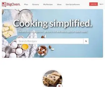 Bigoven.com(Recipes, Meal Planner and Grocery List) Screenshot