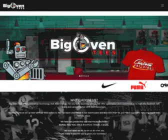 Bigoventees.com(Big Oven Tees Inc) Screenshot