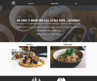 Bigpapacatering.com(Don Pistos) Screenshot