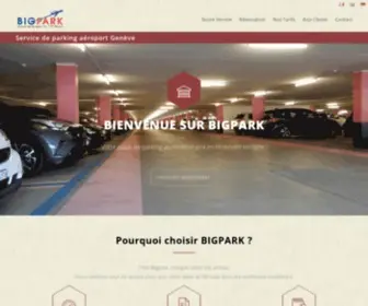 Bigpark.ch(Parking aéroport Genève) Screenshot