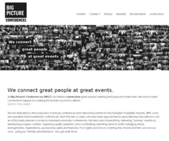 Bigpictureconferences.ca(Big Picture Conferences) Screenshot