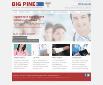 Bigpinemedical.com(Big Pine Medical &amp; Minor Emergency) Screenshot