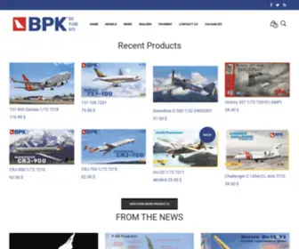 Bigplaneskits.com(Scale model kits company) Screenshot