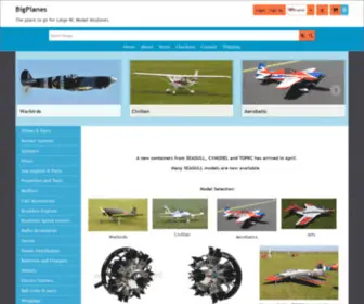 Bigplanes.nl(BigPlanes RC Model Planes) Screenshot