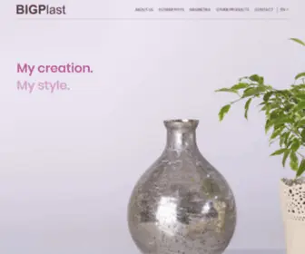 Bigplast.com(Wholesale Plastic Flower Pots and Bins) Screenshot