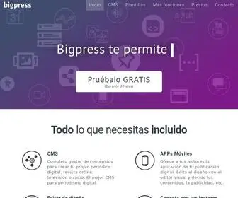 Bigpress.net(Bigpress CMS) Screenshot