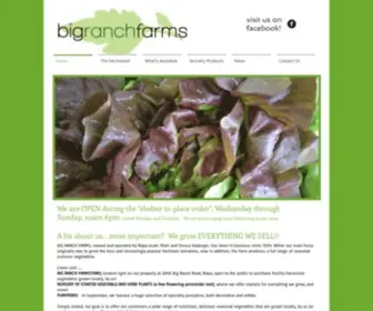 Bigranchfarms.com(Big Ranch Farms Napa) Screenshot