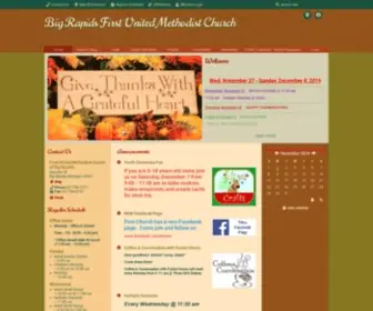 Bigrapidsfumc.com(Big Rapids First United Methodist Church) Screenshot