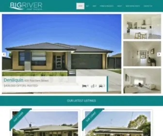 Bigrealestate.com.au(Big River Real Estate) Screenshot