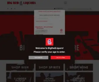 Bigredliquors.com(Big Red Liquors) Screenshot
