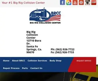 Bigrigcollisioncenter.com(Big Rig Collision Center) Screenshot