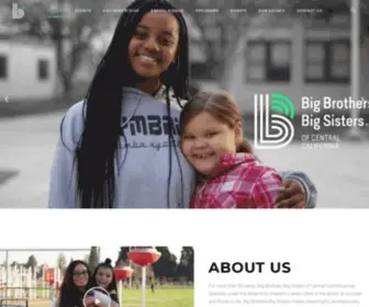 Bigs.org(Big Brothers Big Sisters) Screenshot