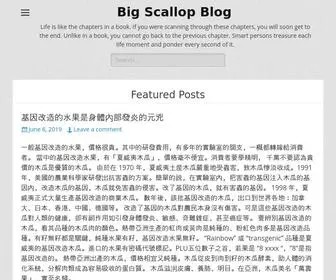 Bigscallop.com(Life is like the chapters in a book) Screenshot