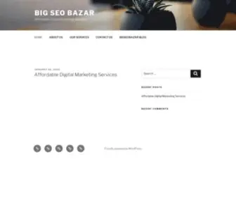 Bigseobazar.com(Affordable Digital Marketing SEO Agency) Screenshot