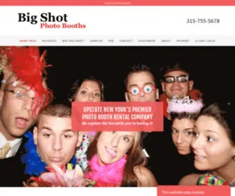 Bigshotphotobooths.com(Photo Booth Rental) Screenshot