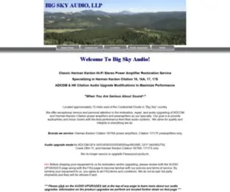 Bigskyaudiomt.com(Big Sky Audio) Screenshot