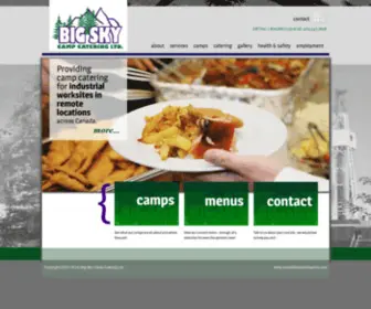 Bigskycatering.ca(Big Sky Camp Catering Ltd) Screenshot