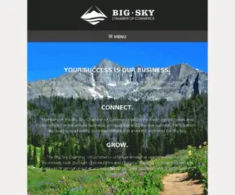 Bigskychamber.com(Big Sky) Screenshot