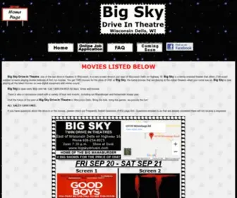 Bigskydrivein.com(Big Sky Drive) Screenshot