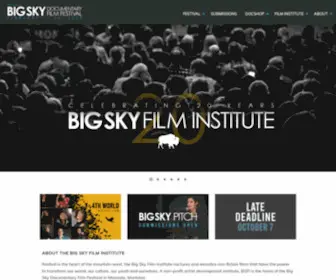 Bigskyfilmfest.org(Big Sky Documentary Film Festival) Screenshot
