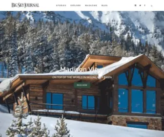 Bigskyjournal.com(Big Sky Journal Magazine) Screenshot