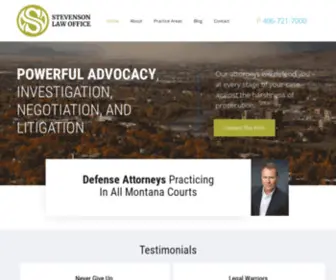 Bigskylegal.com(Missoula County Criminal Defense Attorney) Screenshot