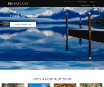 Bigskyluxe.com(      Discover Western Luxury Wyoming Luxe) Screenshot