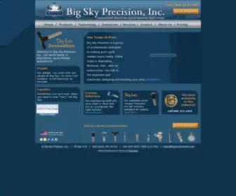 Bigskyprecision.com(Big Sky Precision) Screenshot